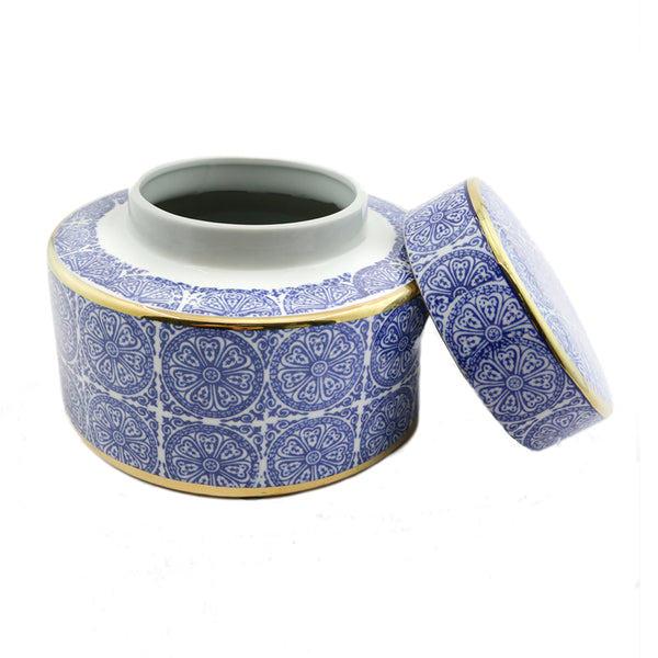 Blue Porcelain Jar (15.5 cm)