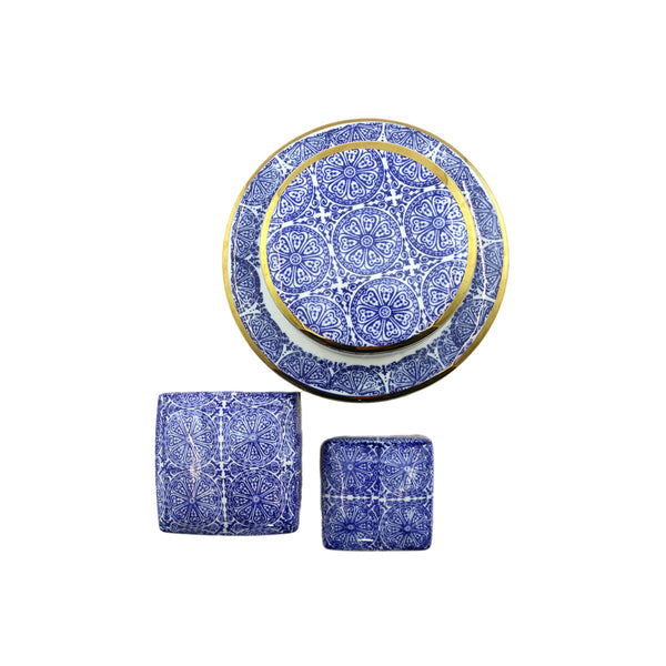 Blue Porcelain Jar (15.5 cm)