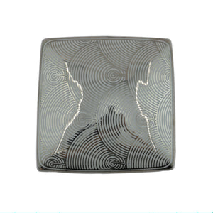 Silver Porcelain Box (6 cm)