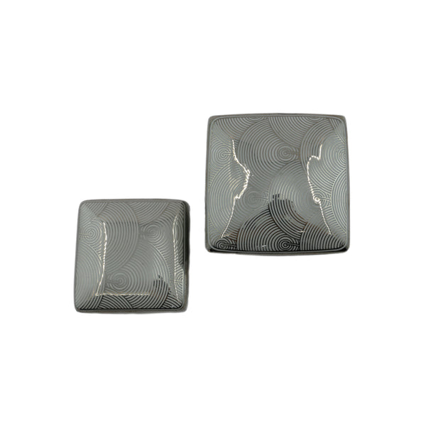 Silver Porcelain Box (6 cm)