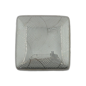 Silver Porcelain Box (10 cm)