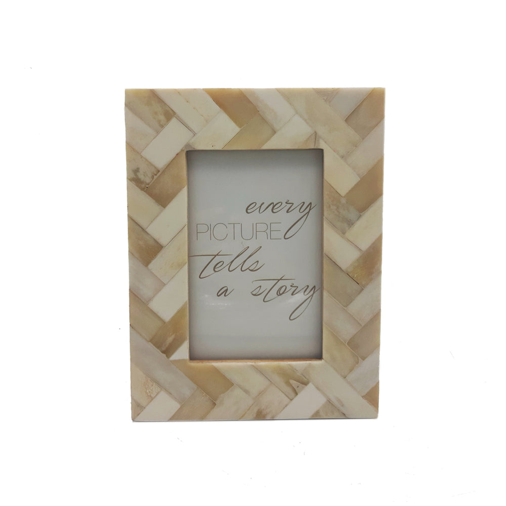 Photo frame horn mix h15cm
