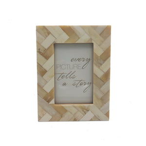 Photo frame horn mix h15cm