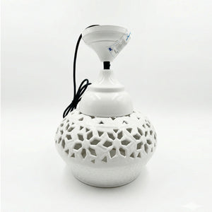 White Metal Ceiling Light (28 cm)