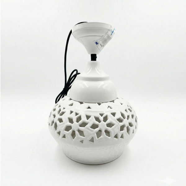 White Metal Ceiling Light (28 cm)