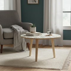 Natural Wood Table (58 cm)