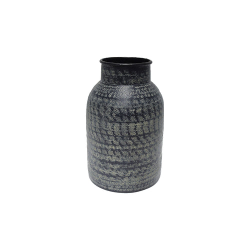 Black Aluminium Vase (25.5 cm)