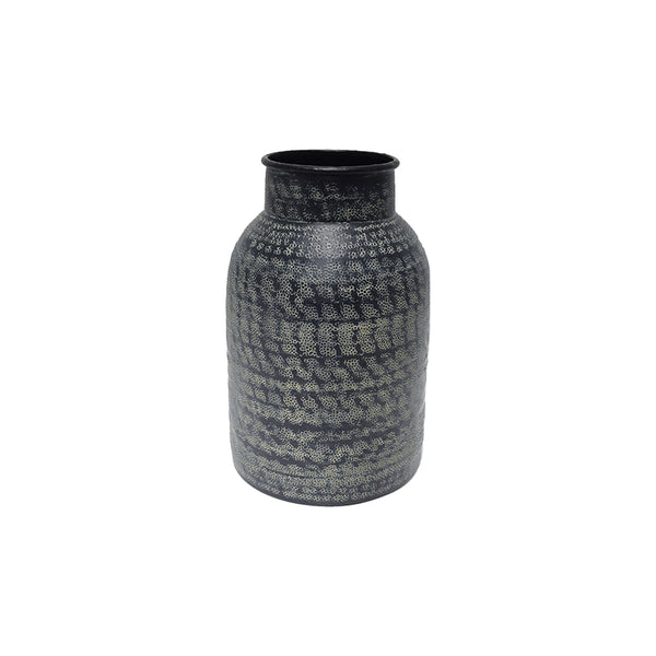 Black Aluminium Vase (25.5 cm)