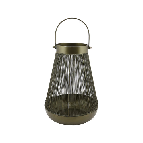 Gold Metal Lantern (28 cm)