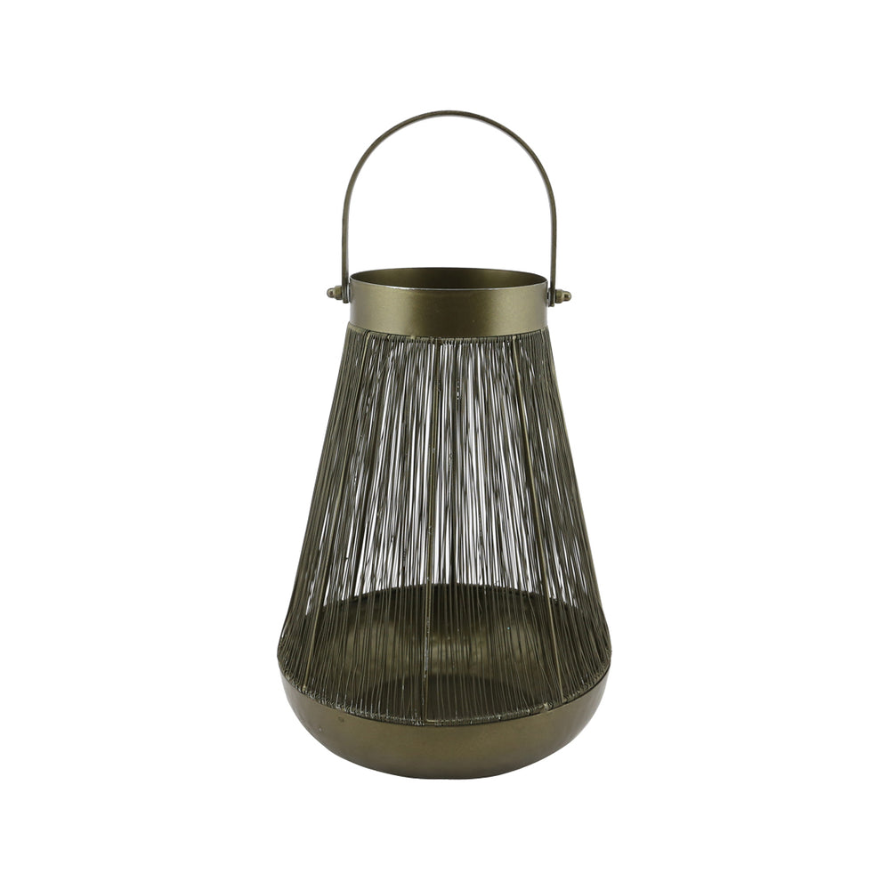 Gold Metal Lantern (28 cm)
