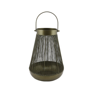 Gold Metal Lantern (28 cm)