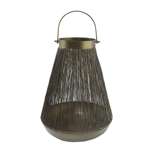 Gold Metal Lantern (35 cm)