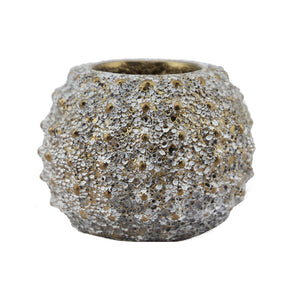 Brown Ceramic Candle Holder (8.5 cm)