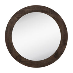 Brown Wood Mirror (48 cm)