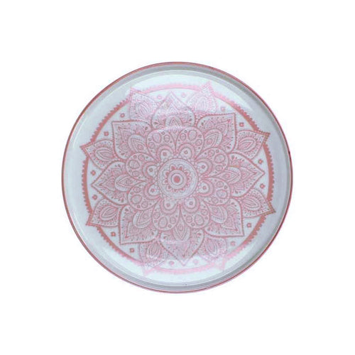 Pink Ceramic Coaster (21.5 cm)