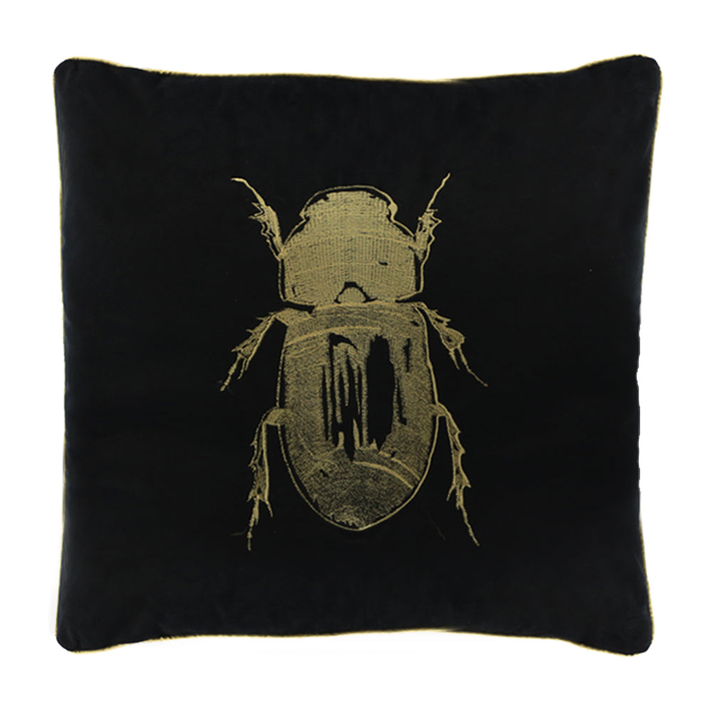 Black And Gold Cushion Cover (50 cm)