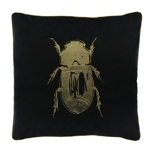 Black And Gold Cushion Cover (50 cm)