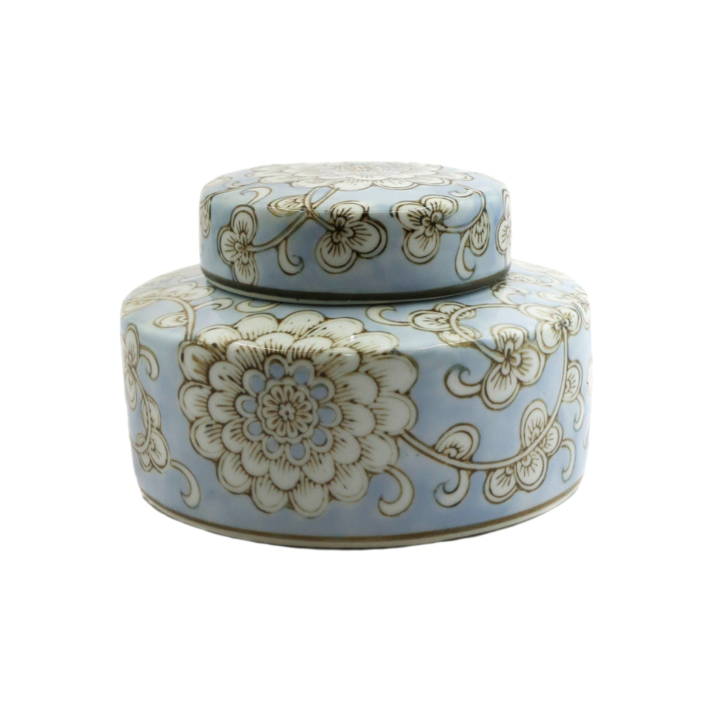 Blue Porcelain Jar (12 cm)