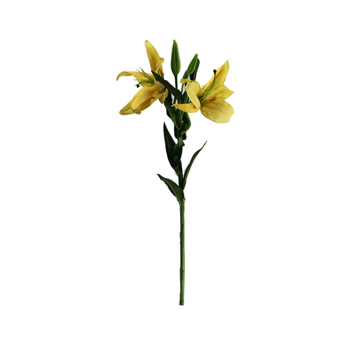 Yellow Lily Spray x2 (60 cm)