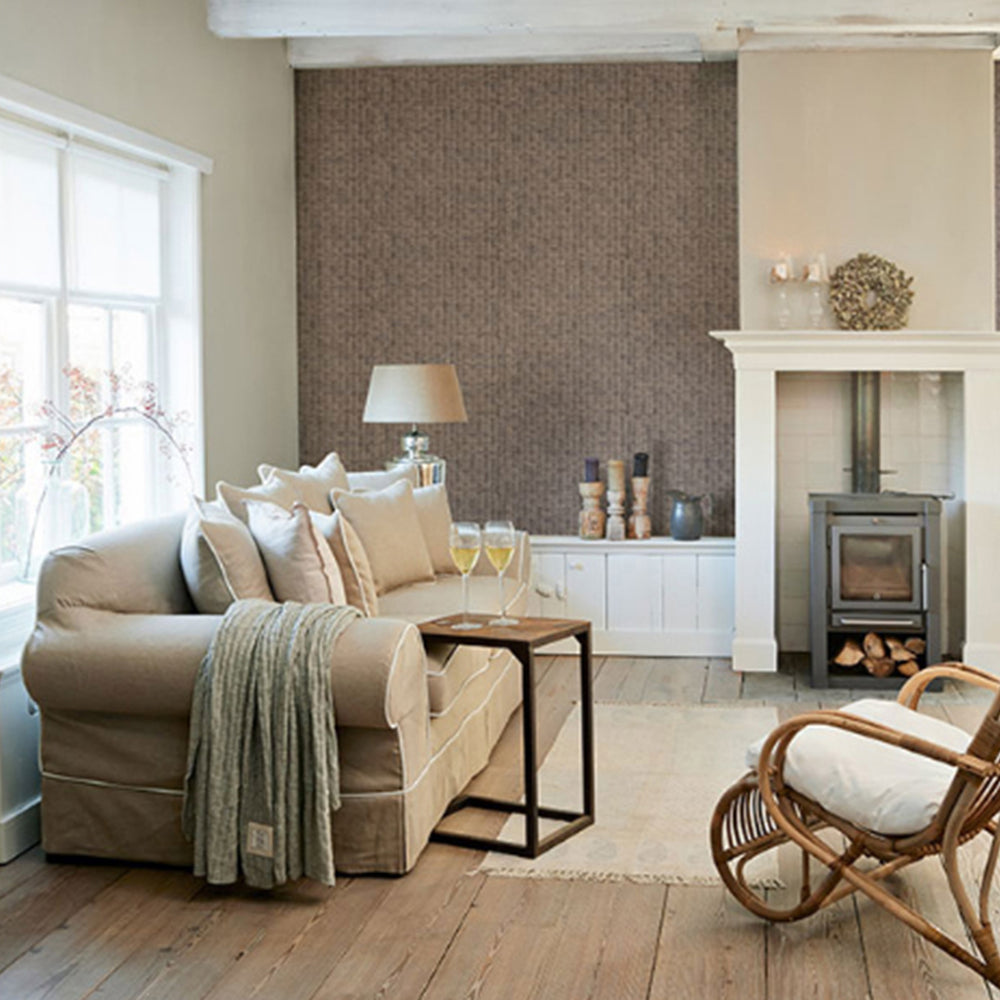 RM Brown Rattan Wallpaper