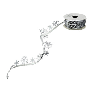 Silver Christmas Ribbon (300cm)