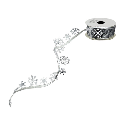 Silver Christmas Ribbon (300cm)