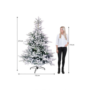 Green Frosted Grimshaw Christmas Tree (215cm)
