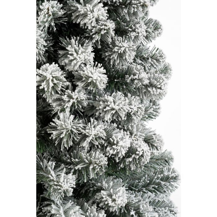 Green Charlton Pillar Christmas Tree (215cm)