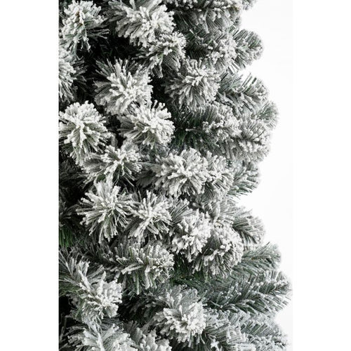 Green Charlton Pillar Christmas Tree (215cm)
