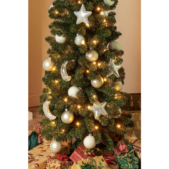 Green Charlton Pillar Christmas Tree (155cm)