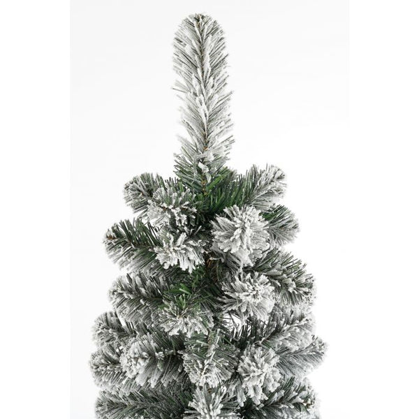 Green Charlton Pillar Christmas Tree (215cm)