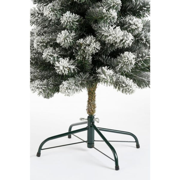 Green Charlton Pillar Christmas Tree (215cm)