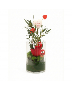 Medium Valentine Cylinder With Mousse