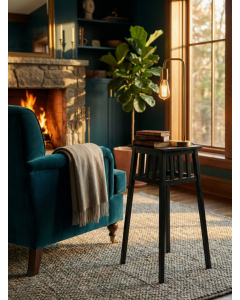 Black Dakin Plant Table (70 cm)