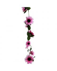 Pink Sunflower Garland