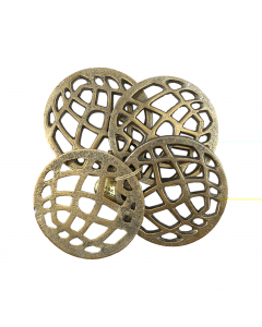 Gold Badia Coaster (8.5 cm)