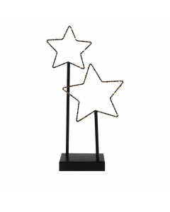 Metal Star Warm White 35 LED