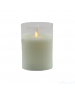 Transparent LED Battery Candle (10 cm)