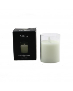 Transparent LED Battery Candle (10 cm)