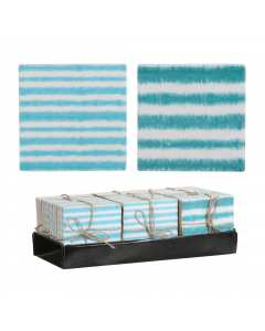 Blue Coaster 2 Colors 4pcs (10 cm) - Each At