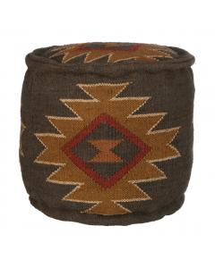 Young Dark Grey Poof (40 cm)