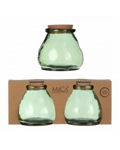 Juan Green Storage Pot 2pcs (12 cm)