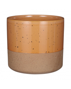 Lago Round Brown Pot (18.5 cm)