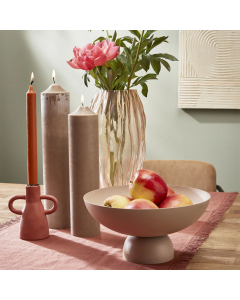 Beige Stearin Candle (30 cm)