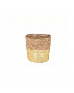 Gold Round Rachel Basket (21 cm)