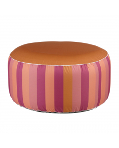 Novia Purple Stripe Inflatable Pouffe (80 cm)