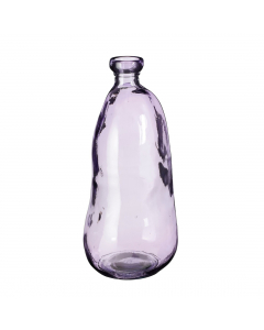 Lilac Pinto Recycled Glass Bottle (51 cm)