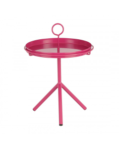 Fushia Aston Table with Tray (41.5 cm)