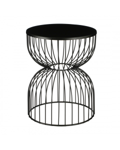 Black Adamo Side Table (38 cm)