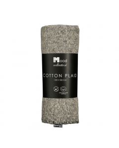 Off White Chrissy Throw (180 cm)